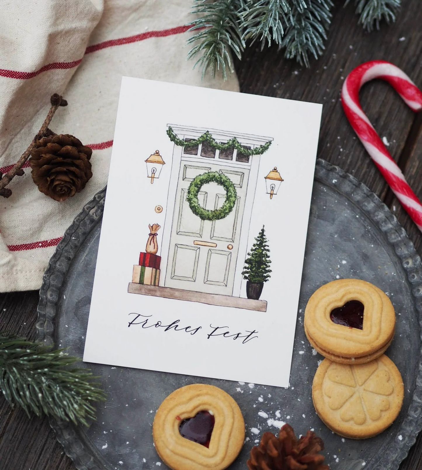 Postkarte "Frohes Fest"