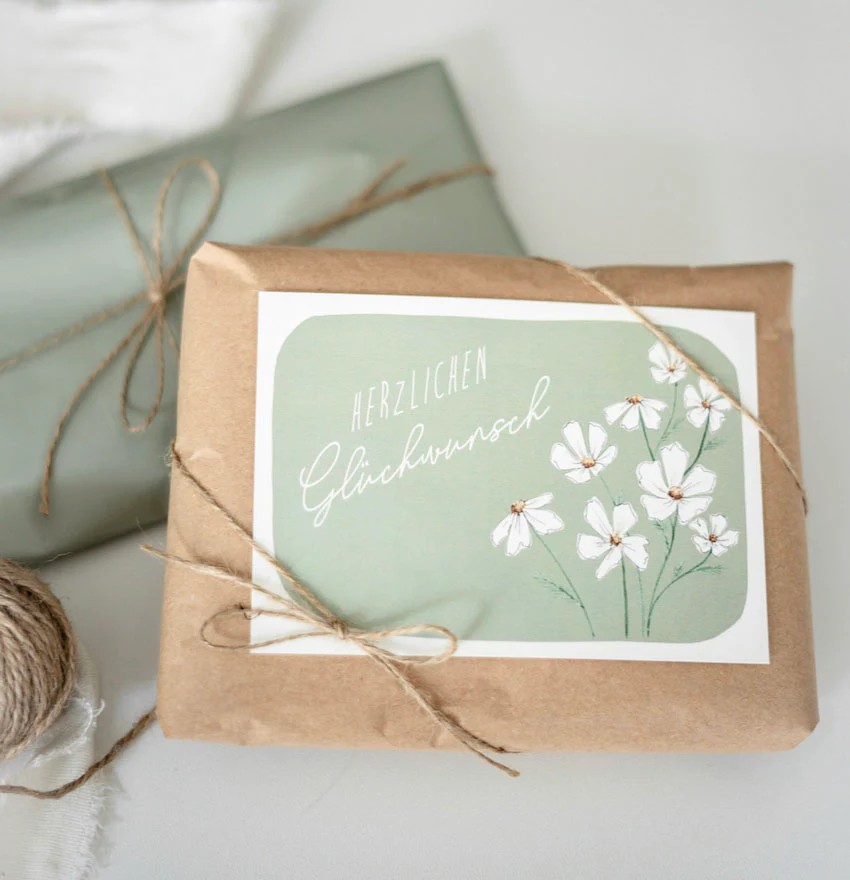 Postkarte "Glückwunsch"