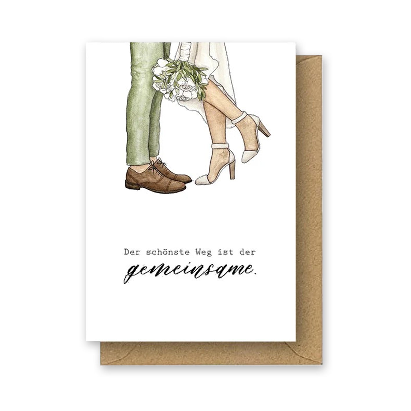 Klappkarte "Zur Hochzeit"