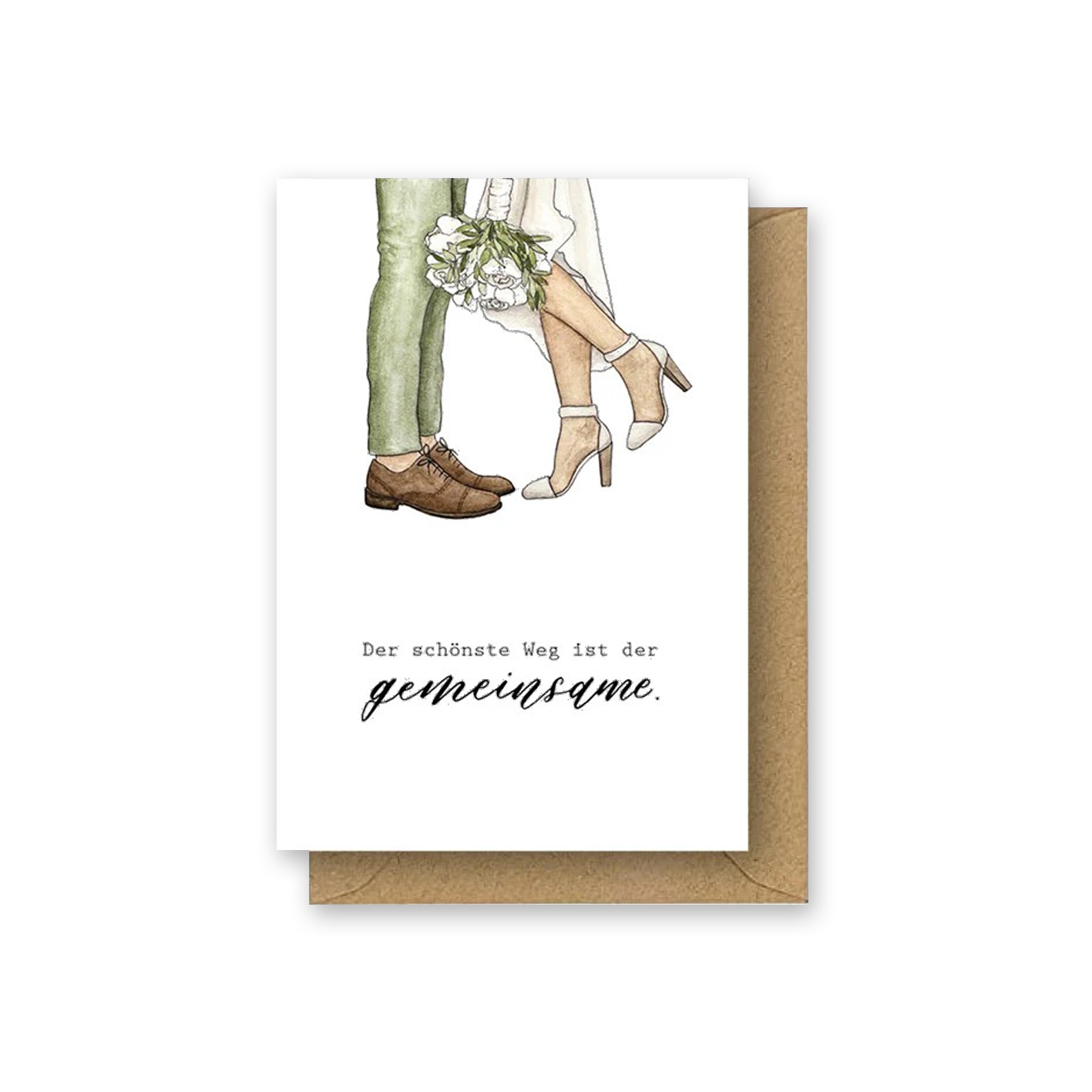 Klappkarte "Zur Hochzeit"