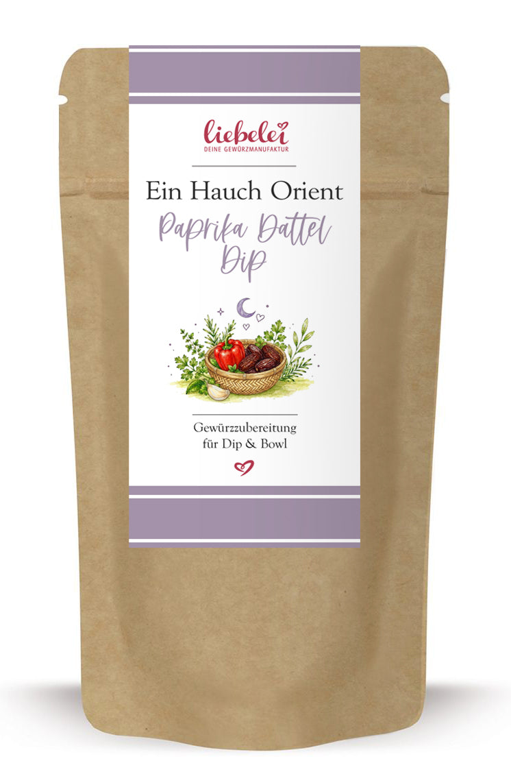 Paprika Dattel Dip Gewürz