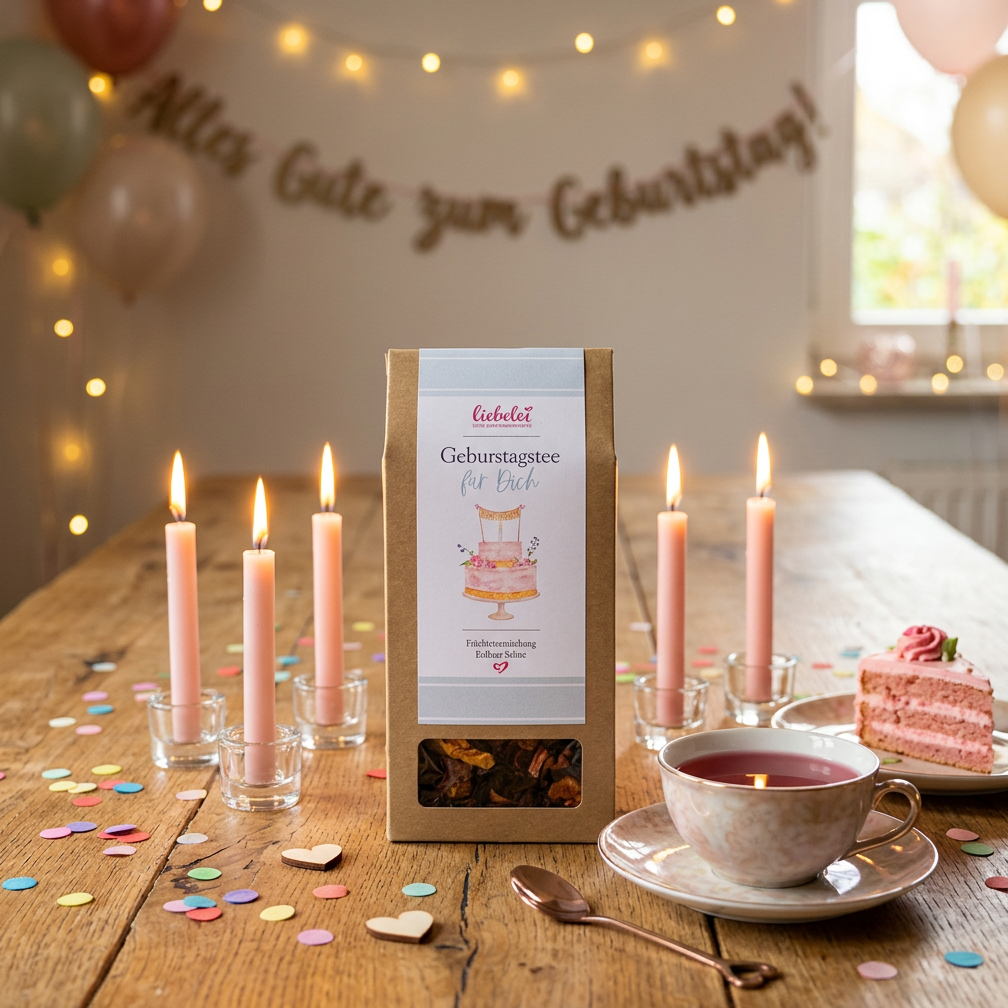 Geburtstagstee für dich als Teegeschenk