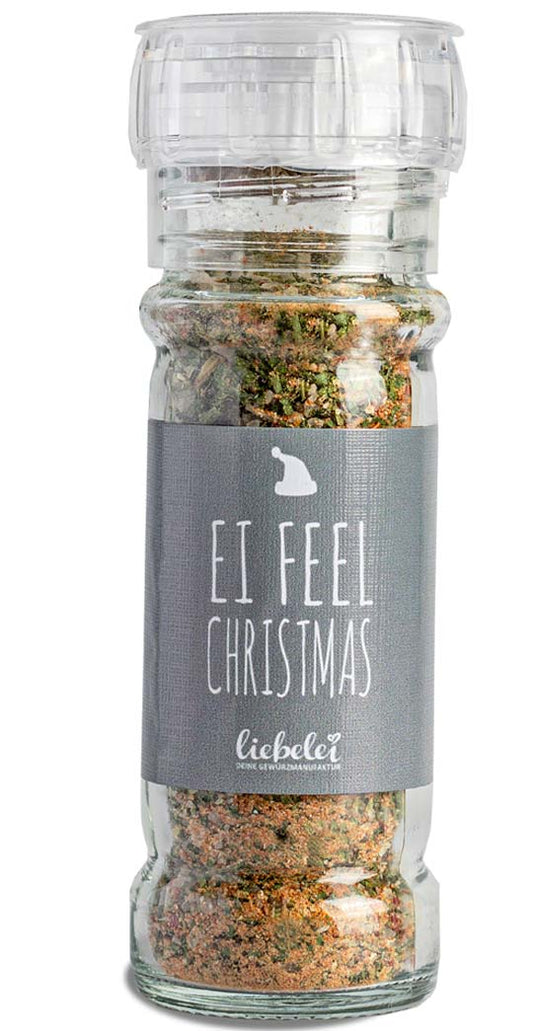 Motto Gewürzmühle Ei feel christmas