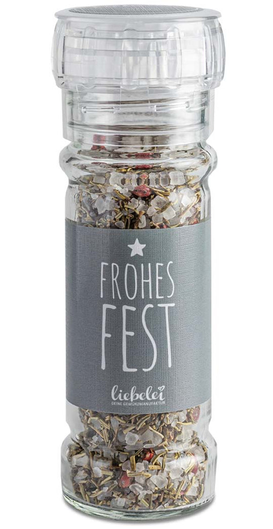 Motto Gewürzmühle Frohes Fest