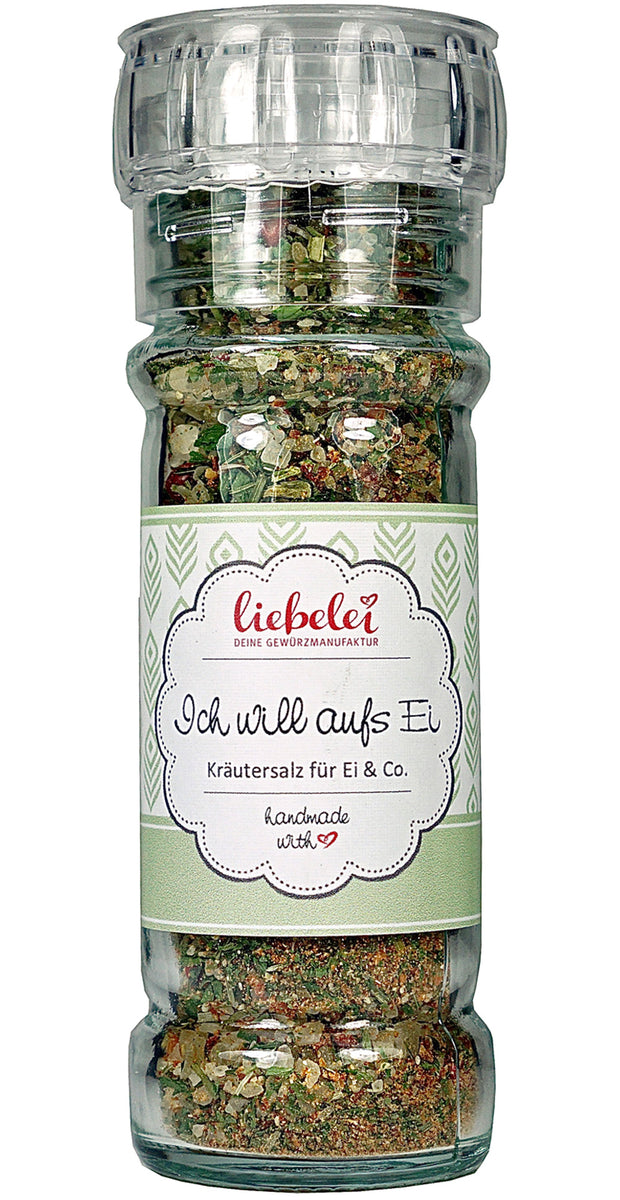 Ich will aufs Ei Gewürzmühle Kräutersalz für Ei Liebelei Gewürze