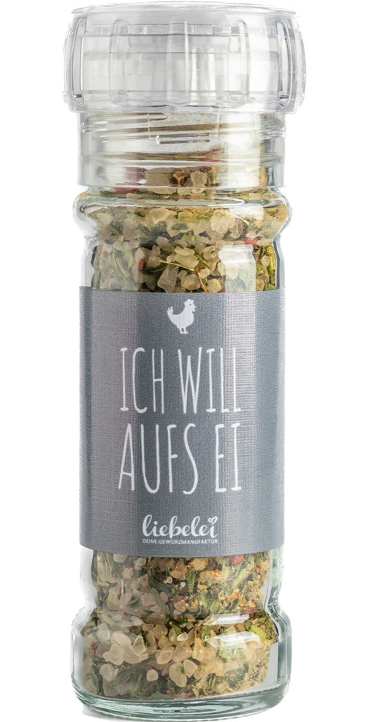 GEwürzmühle Ich will aufs Ei