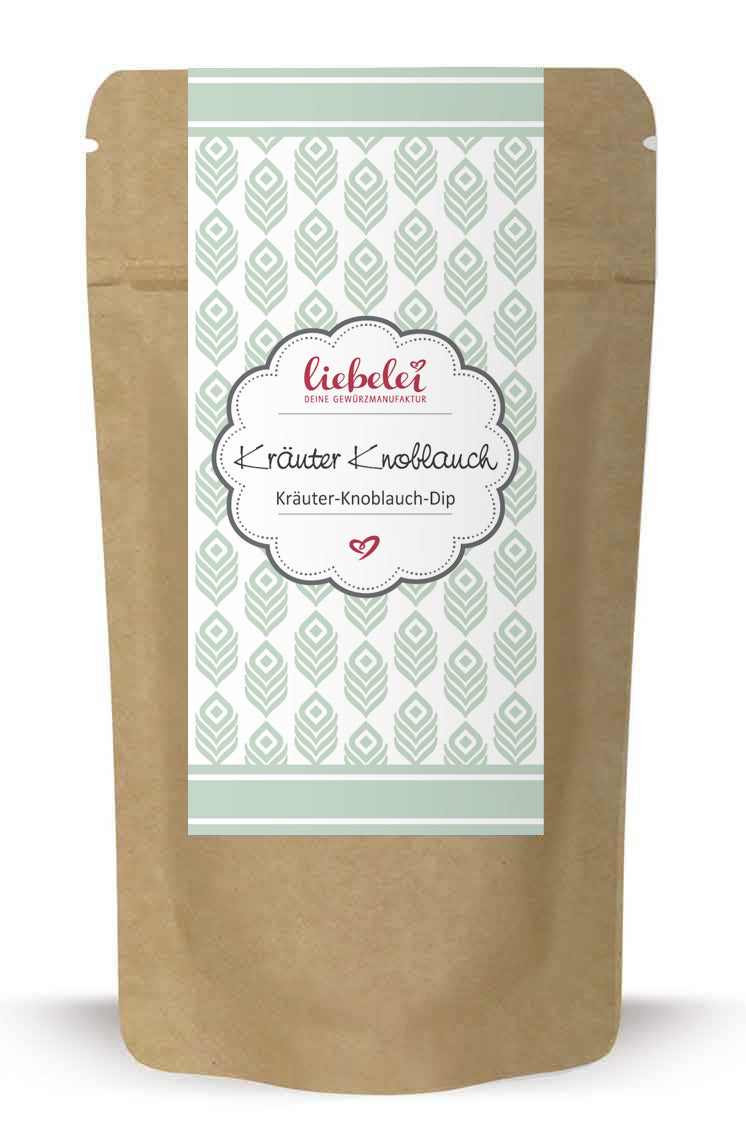 Kräuter Knoblauch Dip Gewürzzubereitung