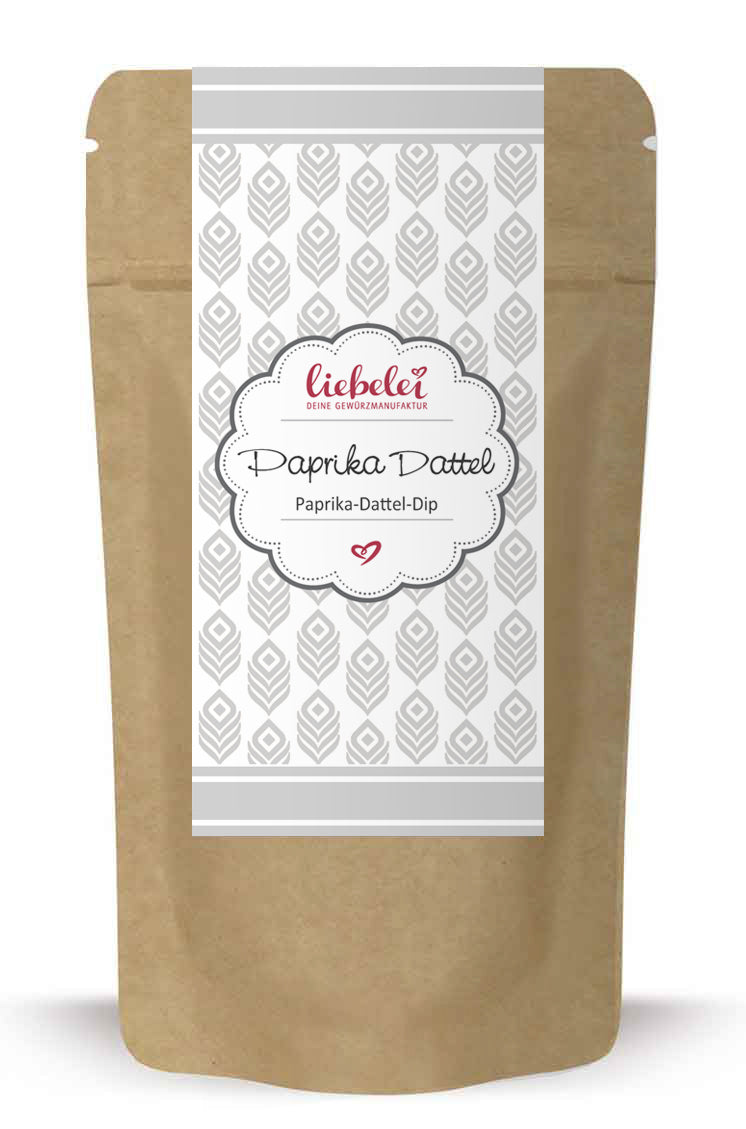 Paprika Dattel Dip Gewürzzubereitung