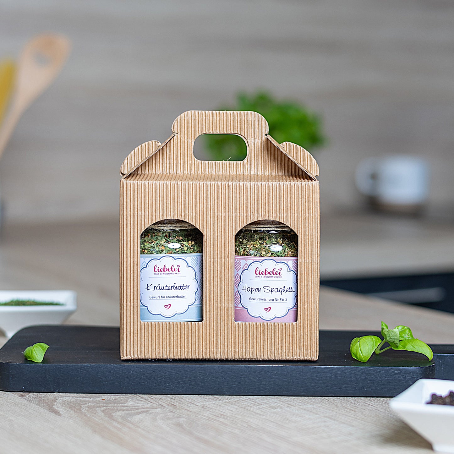 Geschenkset - Korkenglas