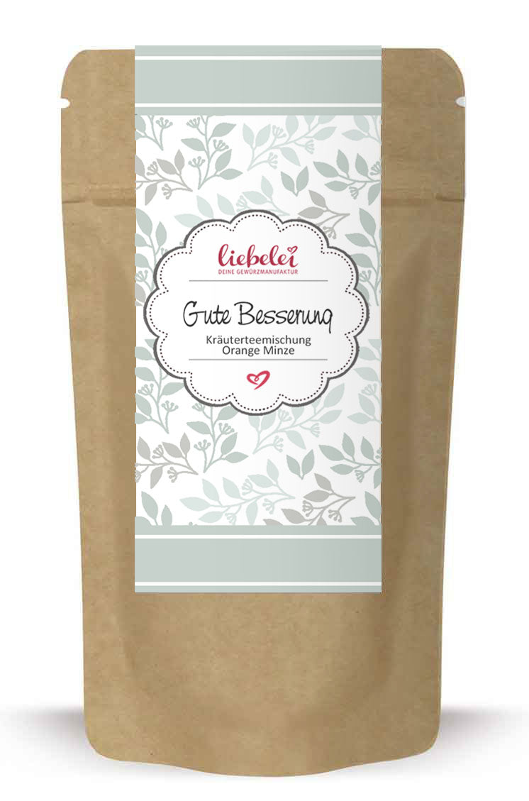Gute Besserung Kräutertee Orange-Minze