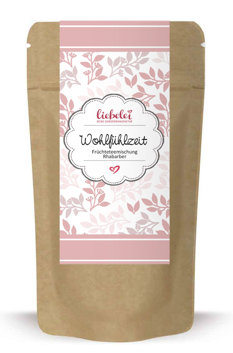 Wohlfühlzeit Früchtetee Rhabarber