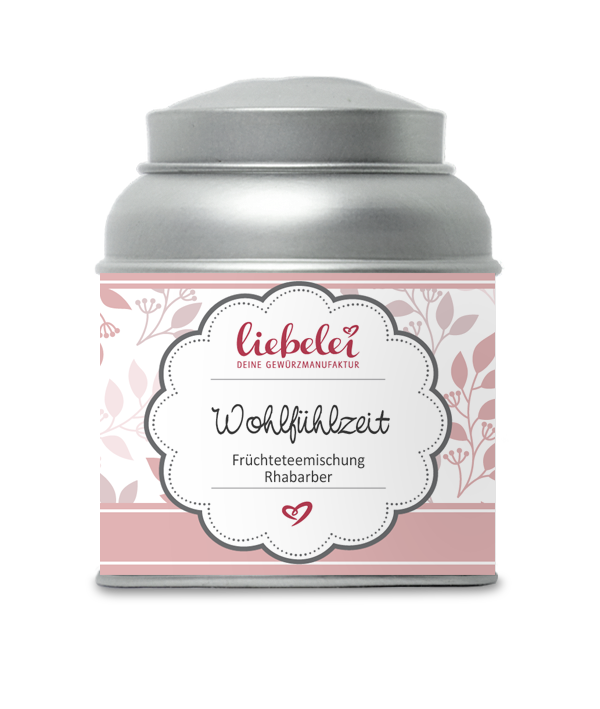 Wohlfühlzeit Früchtetee Rhabarber