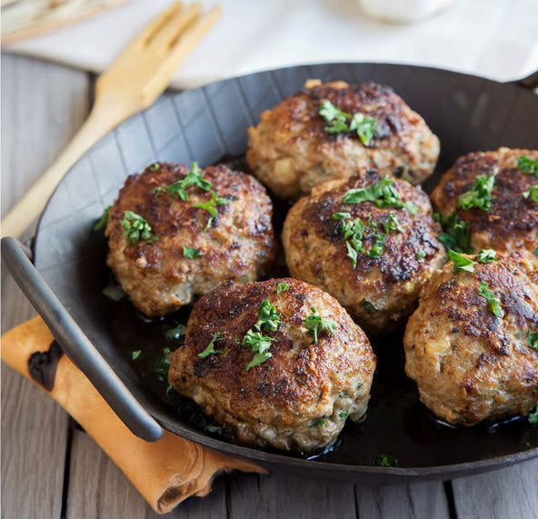 Saftige Bouletten mit Feta Füllung