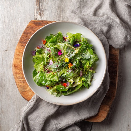 Salat mit Glücks-Kräutern