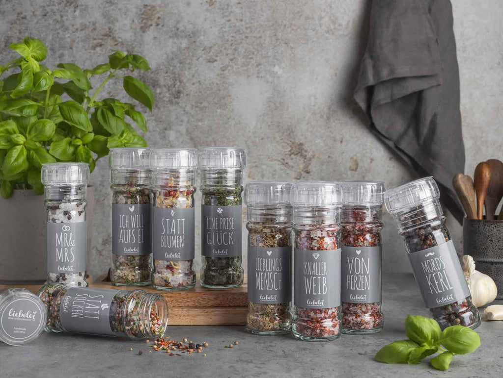 gewürzmühlen als gewürz geschenk