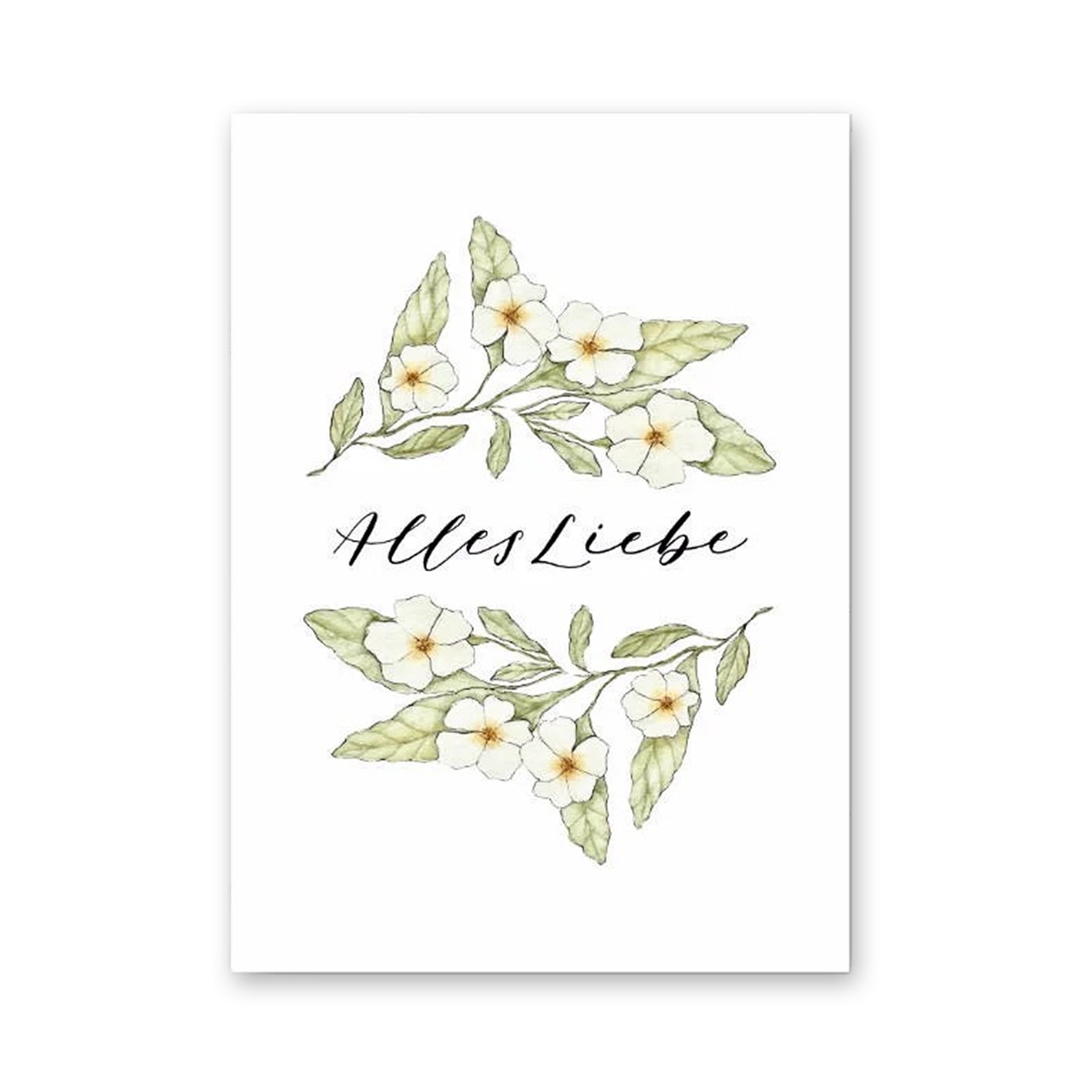 Postkarte "Alles Liebe"