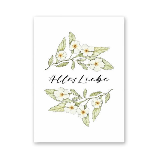 Postkarte "Alles Liebe"