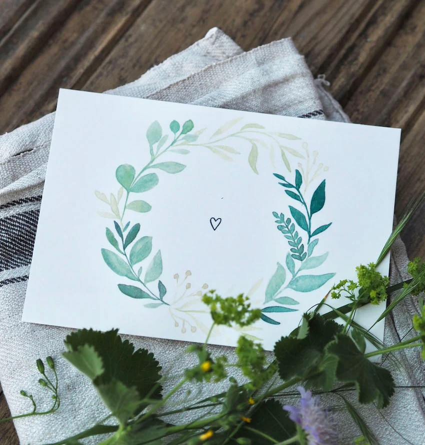 Postkarte "Eukalyptus"