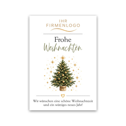 Postkarte mit Firmenlogo