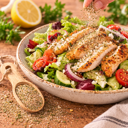 KI-generiertes Bild | Hähnchensalat