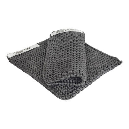 Topflappen dunkelgrau