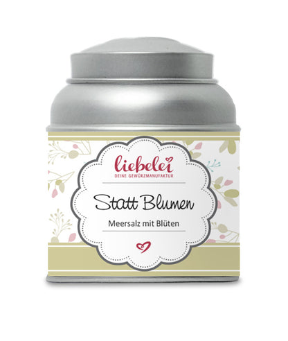 Statt Blumen - Gewürzdose