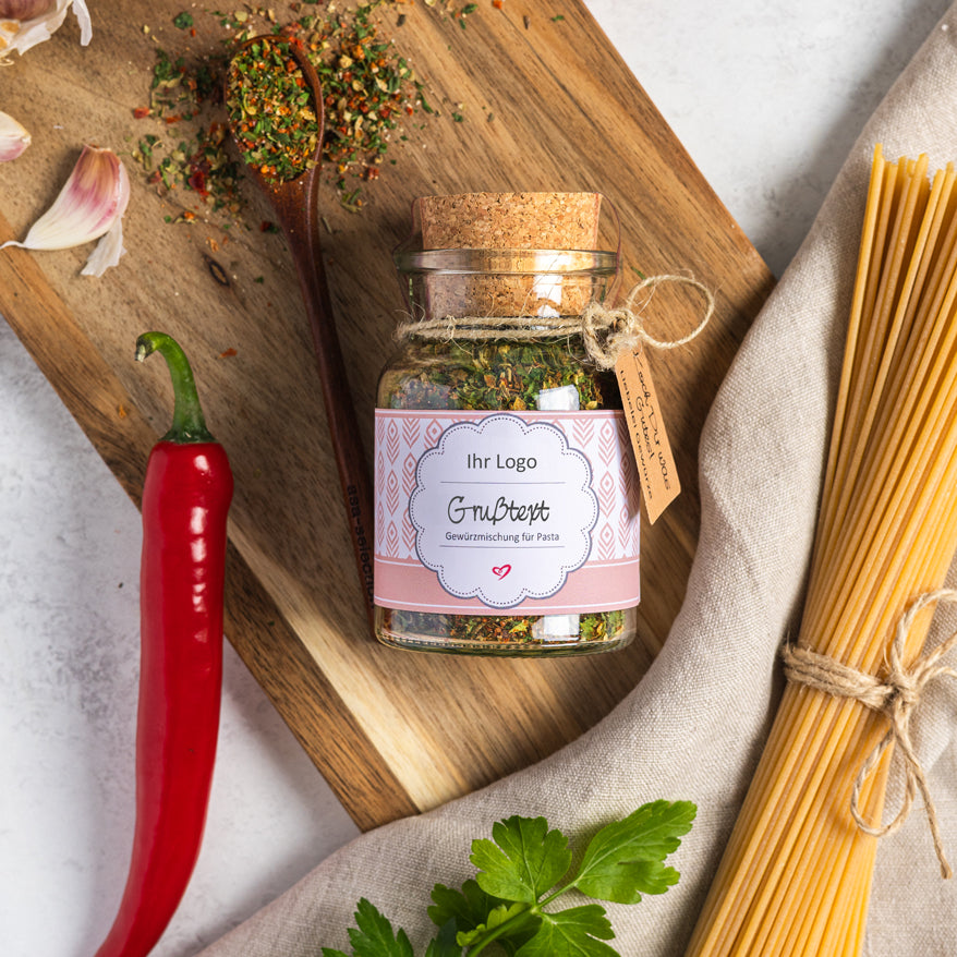 Firmengeschenk Korkenglas