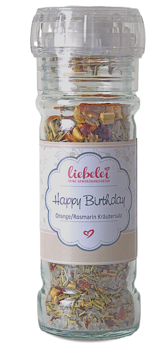 Gewürzmühle Happy Birthday