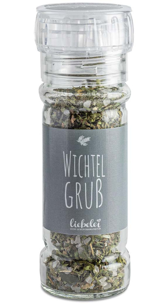 Motto Gewürzmühle Wichtelgruß