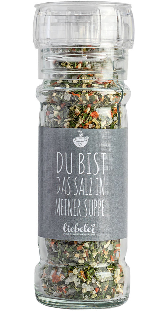 Gewürzmühle Du bist das Salz in meiner Suppe
