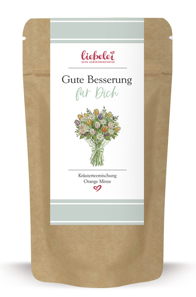 Gute Besserung Tee Geschenk