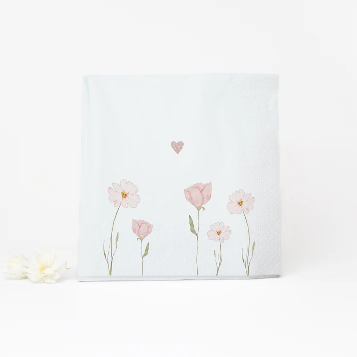 Serviette "Blumen"