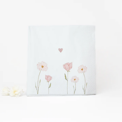Serviette "Blumen"
