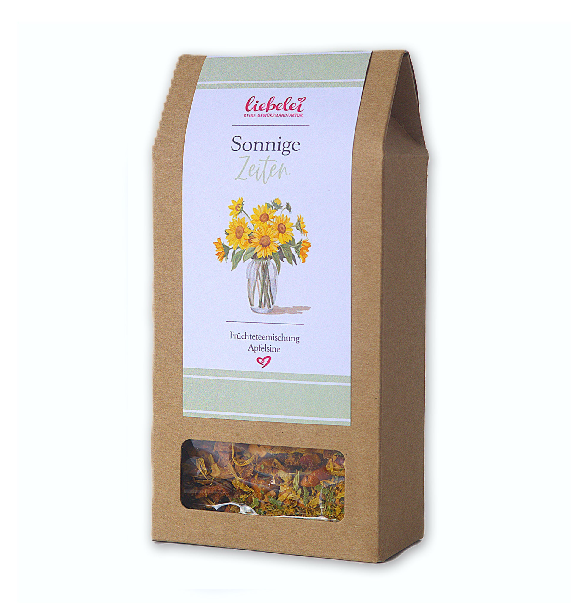 Sonnige Zeiten Tee Geschenk Teeschachtel von Liebelei 