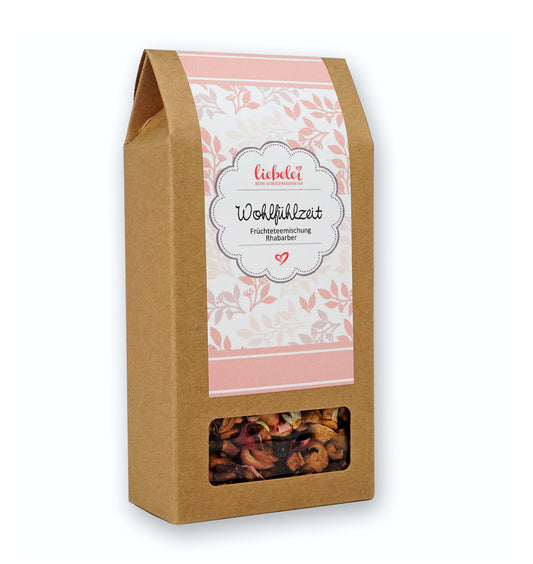 Wohlfühlzeit Früchtetee Rhabarber